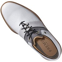 FootJoy Mens Premier Series Packard LX Golf Shoes - Previous Season Style, White/Grey