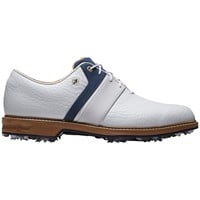 FootJoy Mens Premier Series Packard LX Golf Shoes - Previous Season Style, White/Navy
