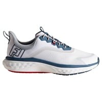 FootJoy Mens Quantam Golf Shoes - Previous Season Style, White/Blue