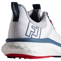 FootJoy Mens Quantam Golf Shoes - Previous Season Style, White/Blue