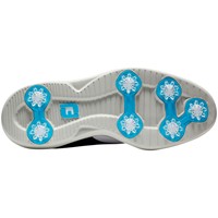 FootJoy Mens Traditions Saddle Golf Shoes - Previous Season Style, White/Dark Blue