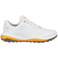 ECCO Mens LT1 Golf Shoes, White/Orange