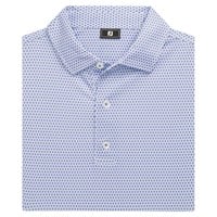 FootJoy Mens Stellar Print Lisle Golf Polo