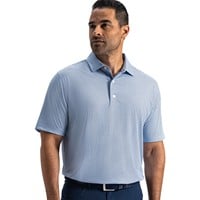 FootJoy Men's Stellar Print Lisle Golf Polo, Navy
