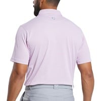 FootJoy Mens Multistripe Stretch Pique Golf Polo, Pink