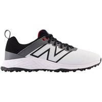 New Balance Mens Fresh Foam Contend v2 Golf Shoes - Previous Season Style, White/Black