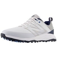 New Balance Mens Fresh Foam Contend v2 Golf Shoes - Previous Season Style, White/Blue