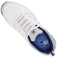 New Balance Mens Fresh Foam Contend v2 Golf Shoes - Previous Season Style, White/Blue