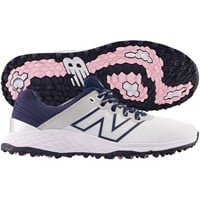 New Balance Womens Fresh Foam Contend v2 Golf Shoes - Previous Season Style, White/Navy