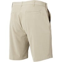 TGW Mens Flat Front Stretch Waist Performance 9in Golf Shorts, Khaki