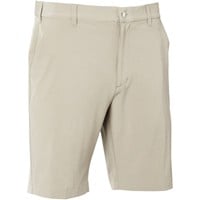 TGW Mens Flat Front Stretch Waist Performance 9in Golf Shorts, Khaki