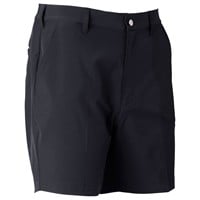 TGW Mens Flat Front Stretch Waist Performance 7in Golf Shorts, Black