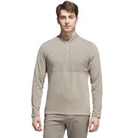adidas Mens Ultimate365 Cozy 1/4 Zip Golf Pullover, Beige