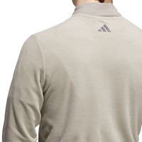 adidas Mens Ultimate365 Cozy 1/4 Zip Golf Pullover, Beige