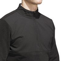 adidas Mens Ultimate365 Cozy 1/4 Zip Golf Pullover, Black