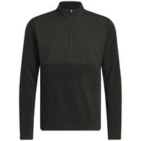 adidas Mens Ultimate365 Cozy 1/4 Zip Golf Pullover, Black