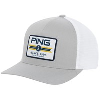 PING Mens Aviator Golf Hat, Grey