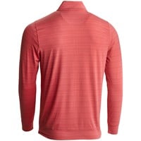 The Weather Co Men's Variegated 1/4 Zip Golf Pullover, Red