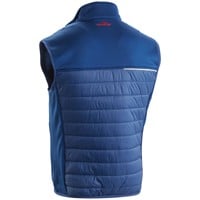 The Weather Co Men's Quilted Golf Vest, Navy/Red
