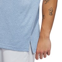 adidas Mens Ultimate 365+ Go-To Print Golf Polo, Teal
