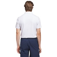 adidas Mens Ultimate 365+ Go-To Print Golf Polo, White/Grey