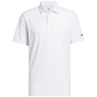 adidas Mens Ultimate 365+ Go-To Print Golf Polo, White/Grey