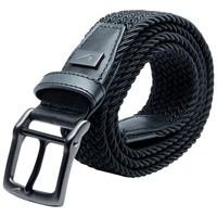 NIKE Stretch Woven Tour Performance Golf Belt, Black