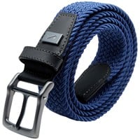 NIKE Stretch Woven Tour Performance Golf Belt, Dark Navy