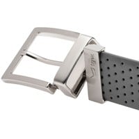 TGW Mens Players Perforated Reversible Golf Belt, White/Grey