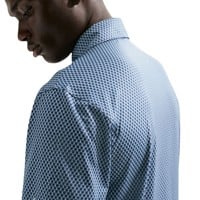 NIKE Mens Dri-FIT Velocity Floral Golf Polo, Blue