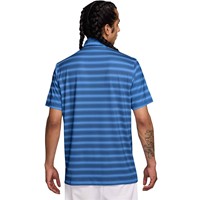 NIKE Men's Dri-FIT Velocity Stripe Golf Polo, Blue