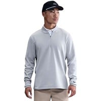 NIKE Men's Velocity 1/2 Zip Golf Pullover, Grey