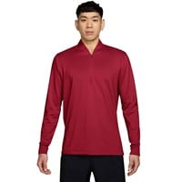 NIKE Men's Velocity 1/2 Zip Golf Pullover, Red