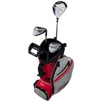 Callaway Junior XJ-1 5-Piece Golf Set w/Stand Bag, Red/White