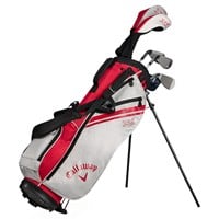 Callaway Junior XJ-2 7-Piece Golf Set w/Stand Bag, Red/White