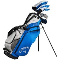 Callaway Junior XT 11-Piece Golf Set w/Stand Bag, Blue/White
