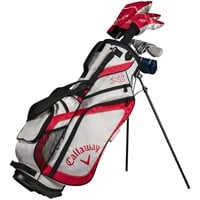 Callaway Junior XT 11-Piece Golf Set w/Stand Bag, Red/White