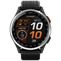 Garmin Approach S44 GPS Golf Watch, Black/Silver