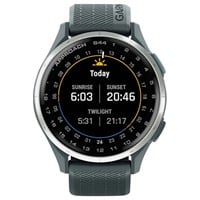 Garmin Approach S44 GPS Golf Watch, Grey/Silver