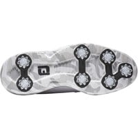 FootJoy Mens Traditions Blucher Golf Shoes - Previous Season Style, White/Grey