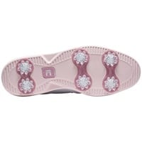 FootJoy Womens Traditions Shield Tip Golf Shoes - Previous Season Style, White/Pink