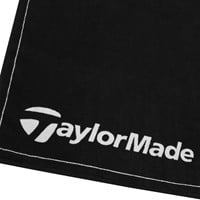 TaylorMade Tour Golf Towel, Black