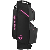 TaylorMade Cart Lite Golf Bag, Black/Pink