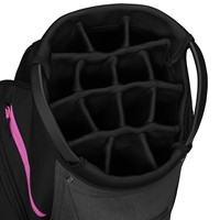 TaylorMade Cart Lite Golf Bag, Black/Pink