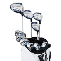 XXIO Ladies Premium Complete Putter 10-Piece Set w/Stand Bag, White/Black