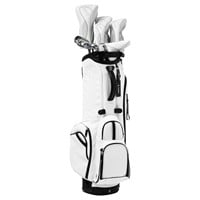 XXIO Ladies Premium Complete Putter 10-Piece Set w/Stand Bag, White/Black