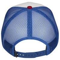 TaylorMade Carlsbad Trucker Golf Hat, Red/White/Blue