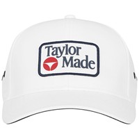 TaylorMade Newport 85 Metal Eyelet Golf Hat, White