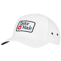 TaylorMade Newport 85 Metal Eyelet Golf Hat, White
