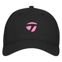 TaylorMade Radar Stock Golf Hat, Black/Pink